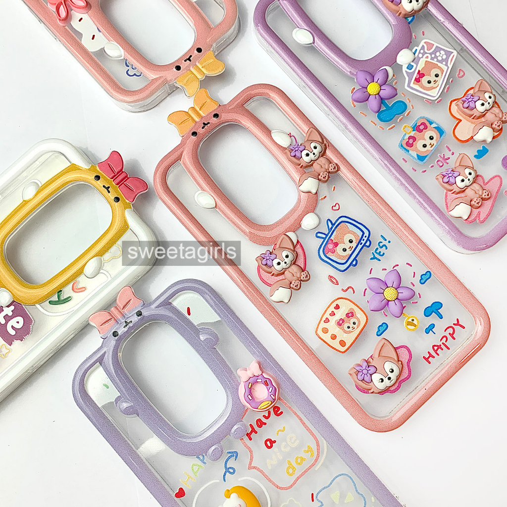 Softcase Transparan Bumper Candy untuk Oppo A5 (2020) / Oppo A9 (2020) ( Sama Bentuk dan ukuran ) - Sweetacase.id - Casing Lucu - Kesing Cewek - Casing Lembut - Case Bening - Lucu - Gemoy