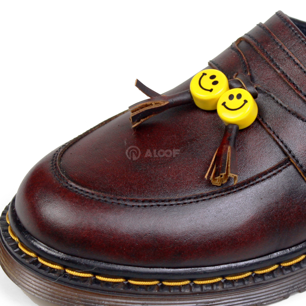 [SALE] Aloof MUMULE - Sepatu Mules Smile Pria Wanita Kulit Asli