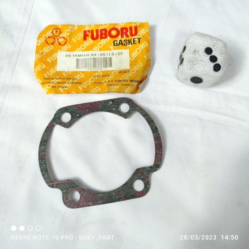 Paking gasket blok bawah seher piston rx100 rs100 dt100 RX RS dt 100 non original fuboru
