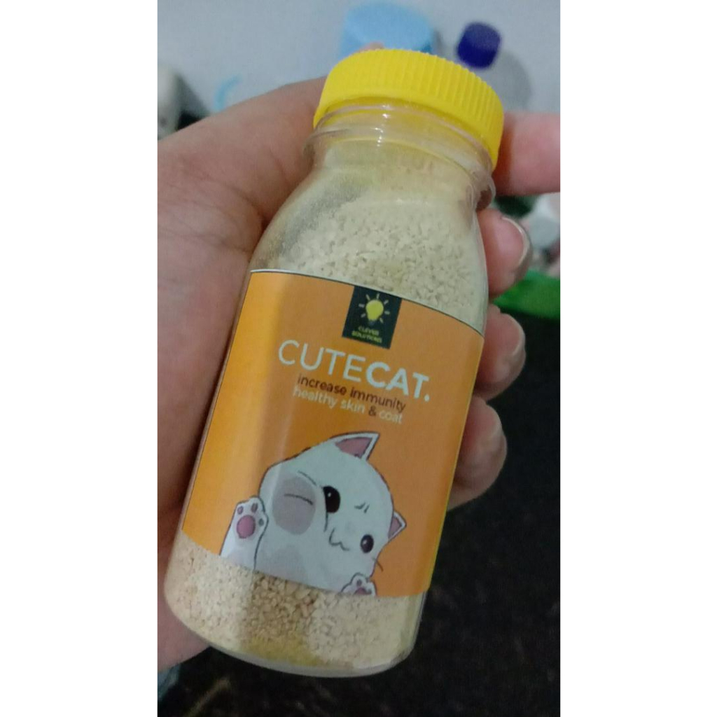 Vitamin Penggemuk Kucing Melebatkan Bulu Kucing Pelebat Rambut Kucing Suplemen Makanan Kucing