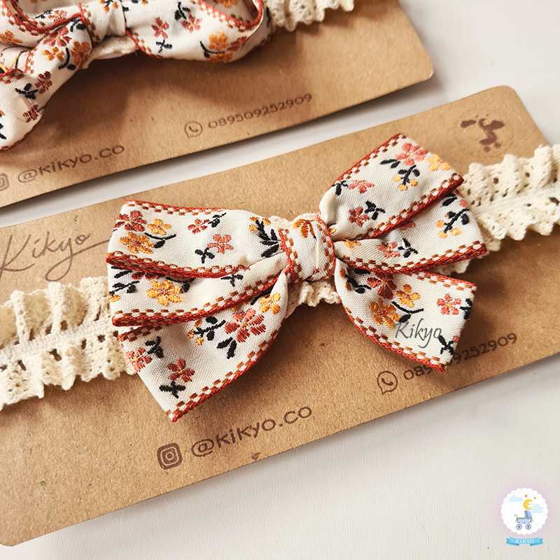 Kikyo Bandana Baby Autumn Headband Baby Bandana Lace Baby Bandana Anak