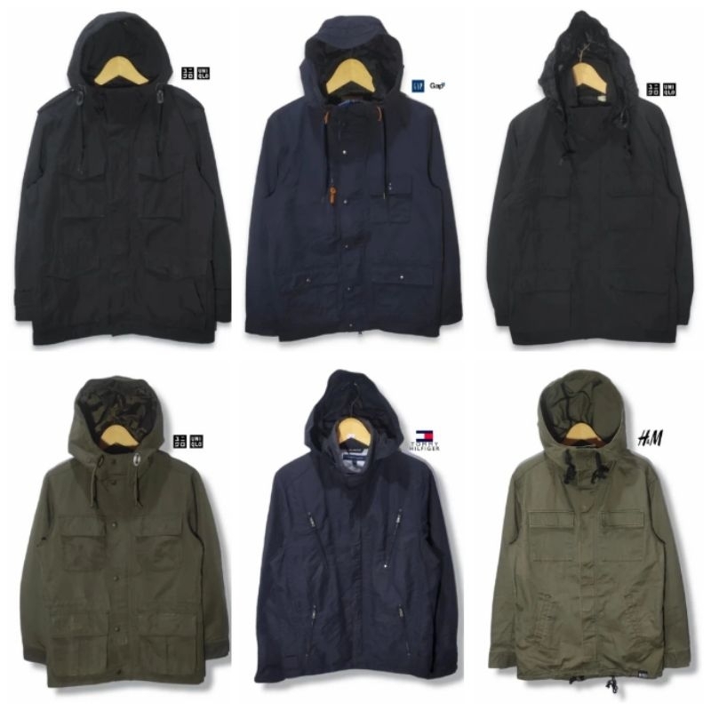 UNIQLO GU Parka Jacket Men Pria Casual Outdoor Jacket
