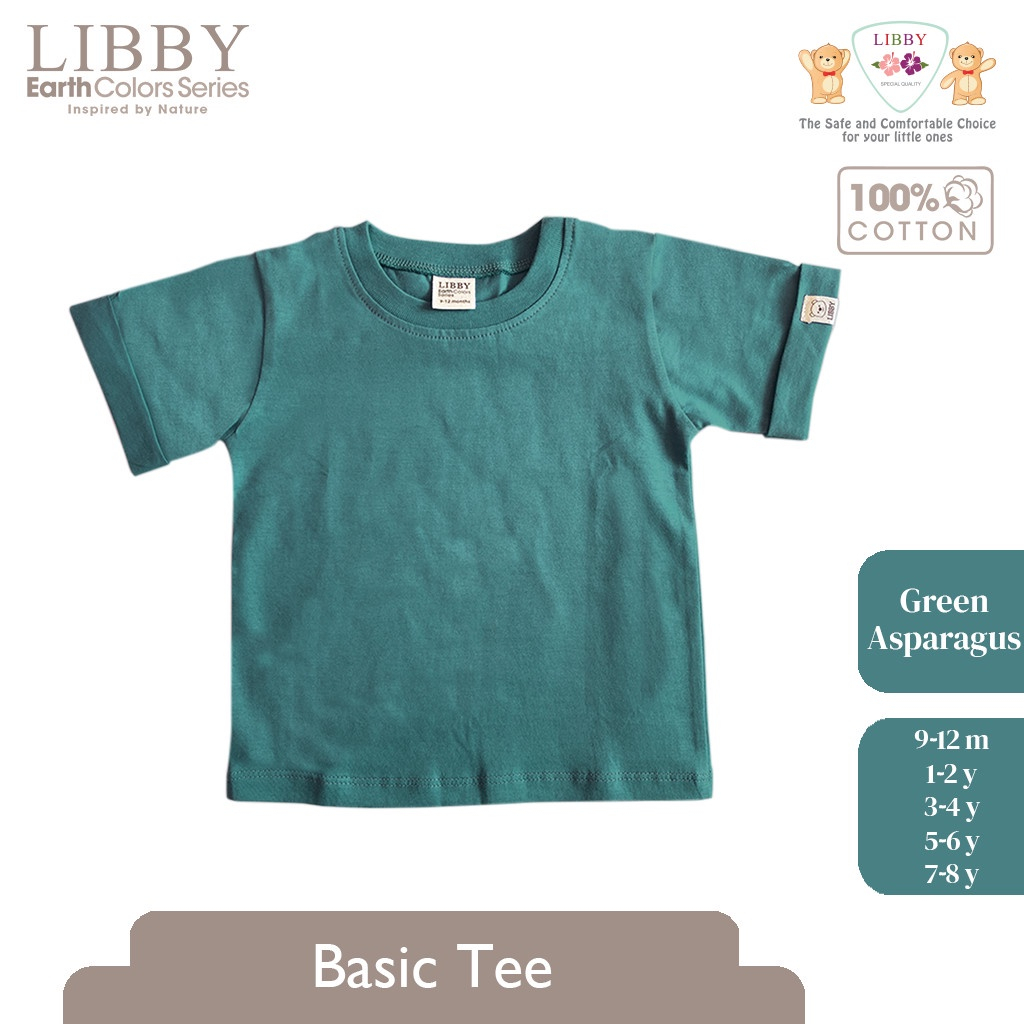 LIBBY Earth Color Basic Tee(1PCS /Pack)