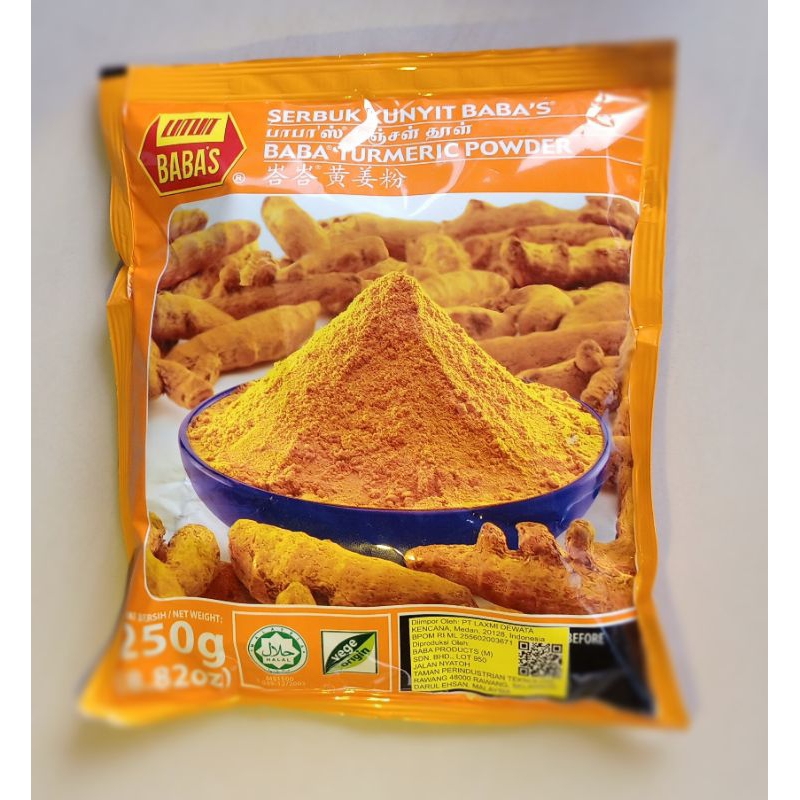 

Serbuk Kunyit Baba's 250gr