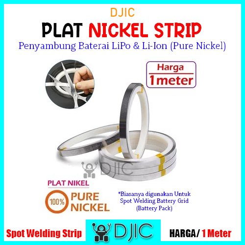 Plat Nikel Penyambung Baterai Lithium Nickel Plat Strip For DIY Spot Welding