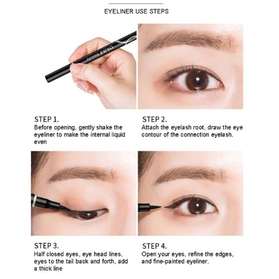 EYELINER DNM waterproof eyeliner pen pencil tahan lama hitam ORIGINAL TERMURAH