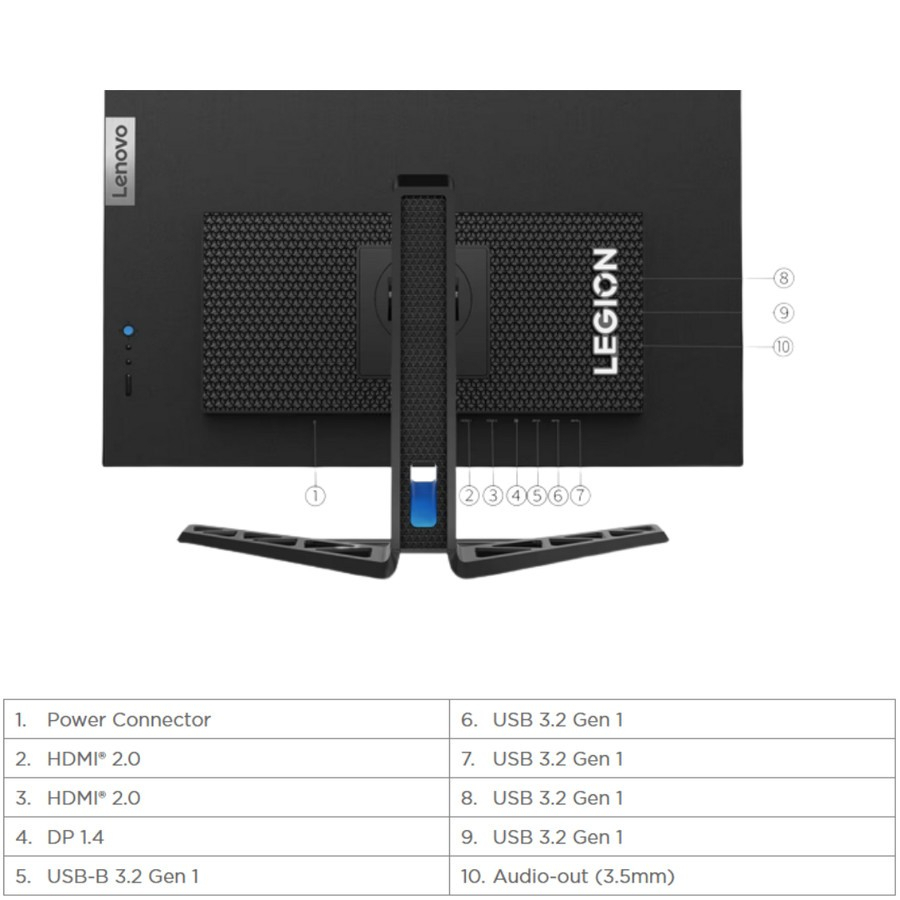 Y27-30 27&quot; LED Monitor Gaming Lenovo Legion FHD IPS 180Hz 99%sRGB - Garansi Resmi