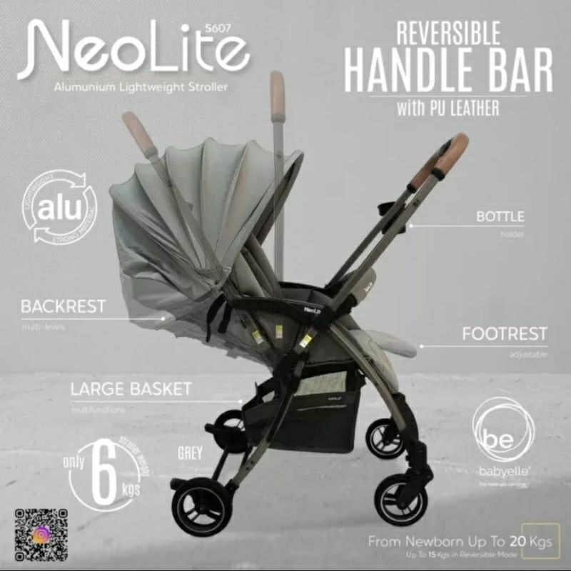 Stroller Baby Elle Citilite 2 S-606 / Baby Elle Neolite S-607 / Stroller Bayi BabyElle Kereta Bayi