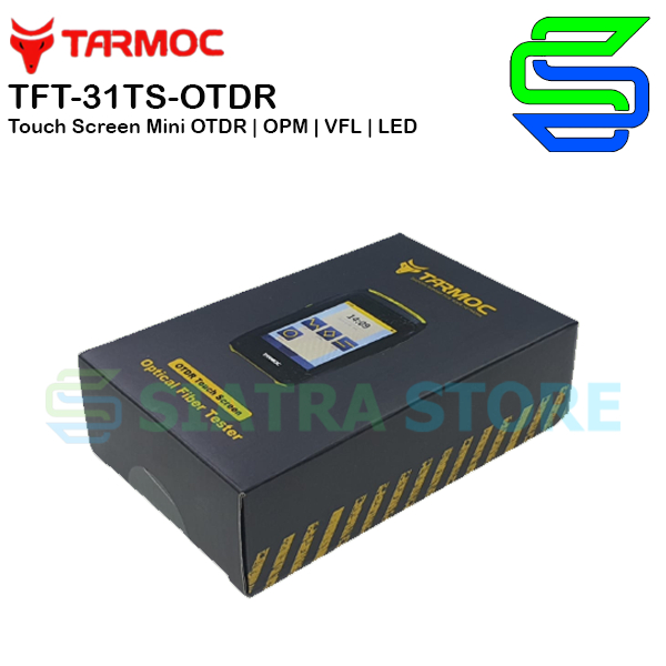 Tarmoc TFT-31TS-OTDR | Smart mini Touch Screen OTDR 80Km | OPM | VFL