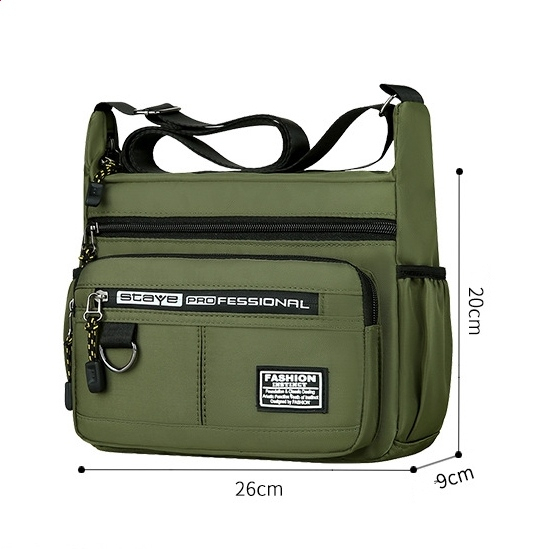 TAS SELEMPANG PRIA KANVAS HIJAU ARMY MAROA TA789G3 PREMIUM SLINGBAG SHOULDER BAG BAHU COWOK KEREN REMAJA LAKI BRANDED DISTRO KEKINIAN DEWASA MURAH SIMPLE FASHION CASUAL BATAM