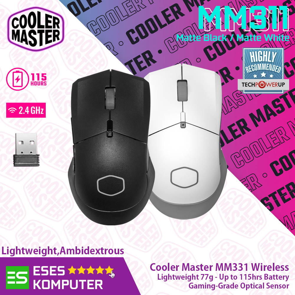 Mouse Cooler Master MM311 Wireless | Ambidextrous Mouse Gaming