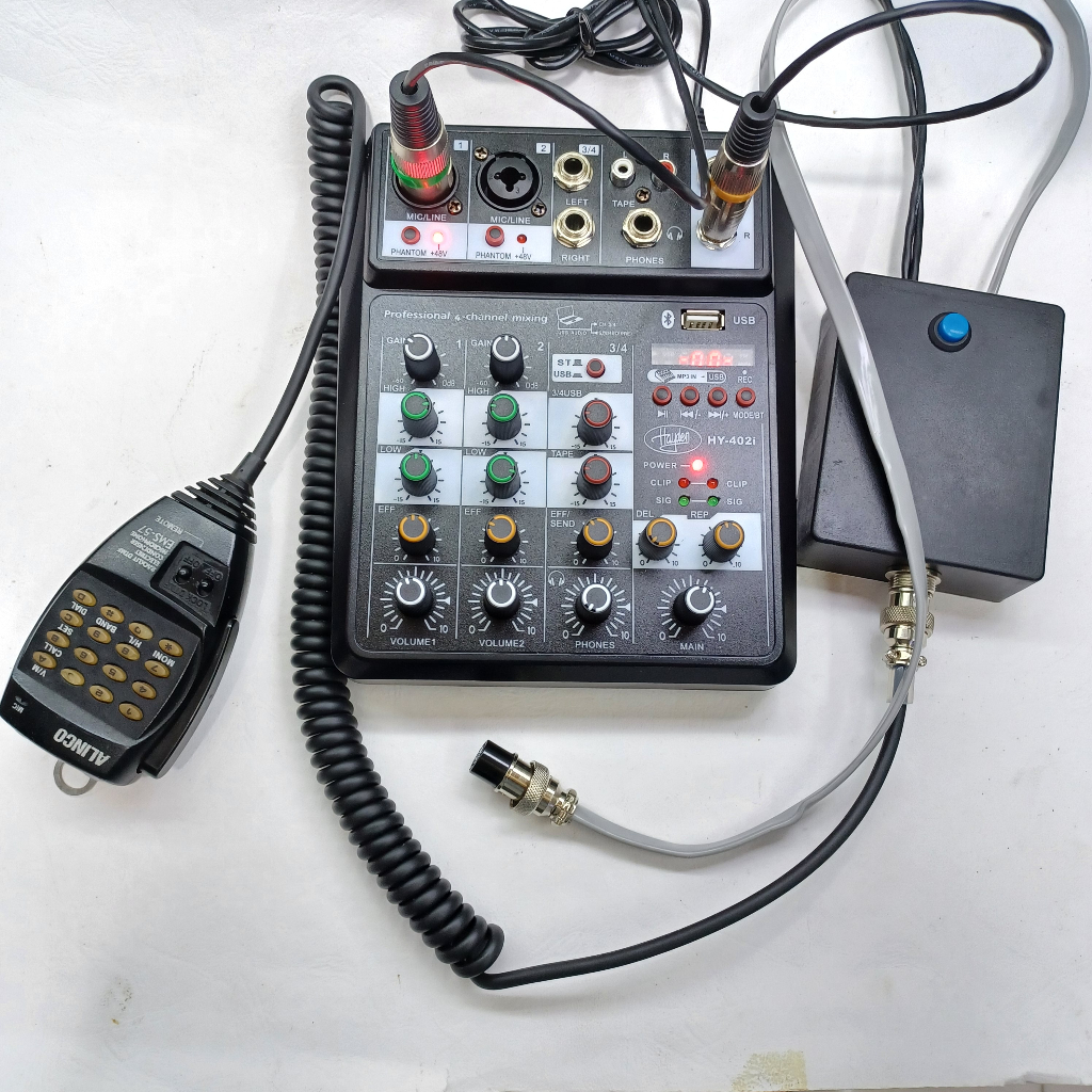 PAKET PTT BOX MIXER UNTUK RIG ALINCO DR 135 MK3 MK2