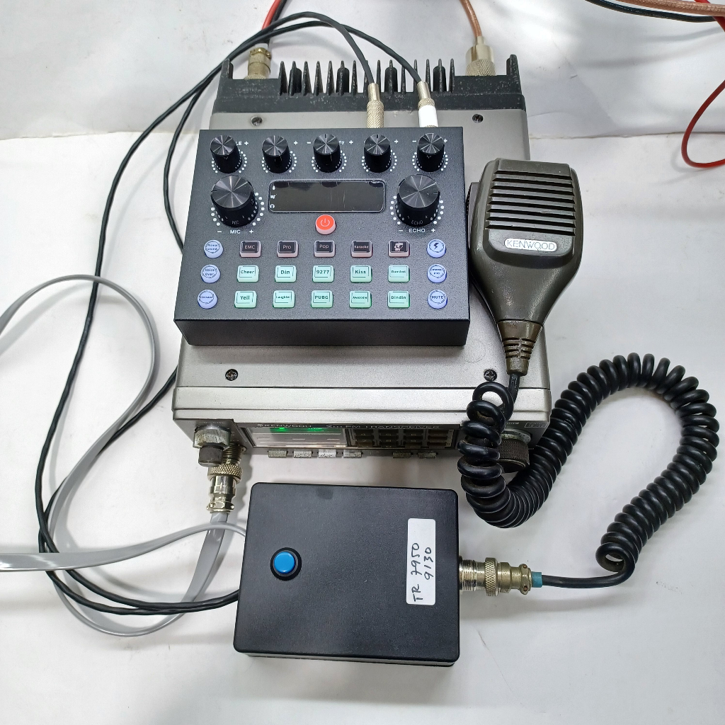 PAKET PTT BOX SOUNDCARD V8S UNTUK RIG KENWOOD TR7950 ATAU 9130