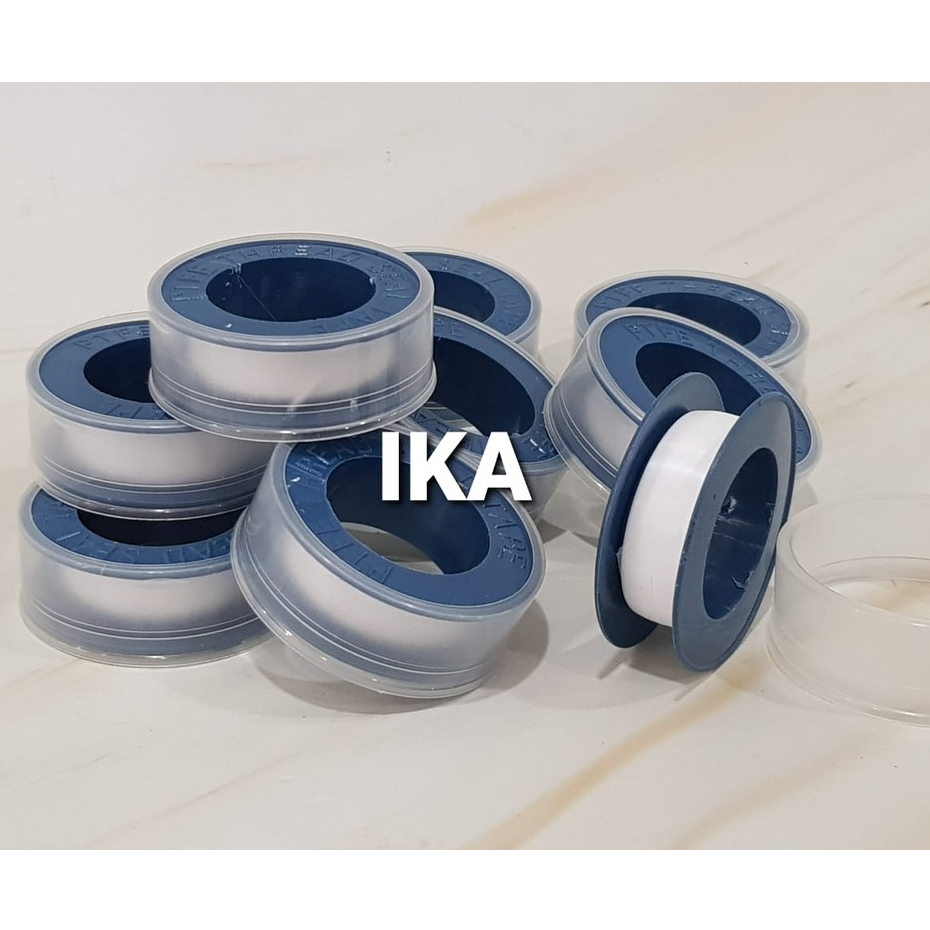 (HARGA PER SLOP) Seal Tape 1/2&quot; 12mm x 10m Penutup Kran Bocor / Seal Tape siltip selotip isolatip Sealtape TBA kran pipa 12 mm X 10 m HIGH QUALITY termurah isolasi tebal original