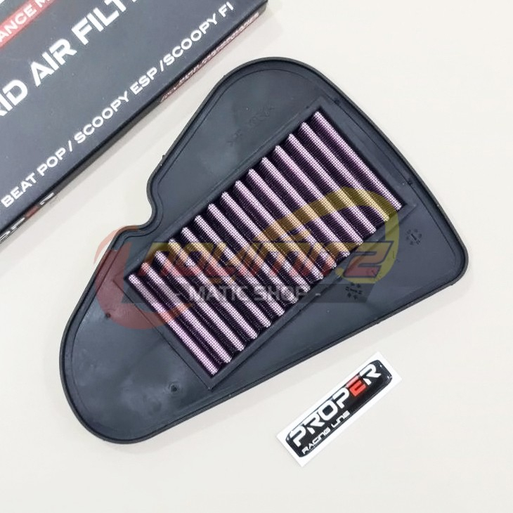 Hybrid Air Filter Udara Proper Racing Line Honda Vario Beat Scoopy FI
