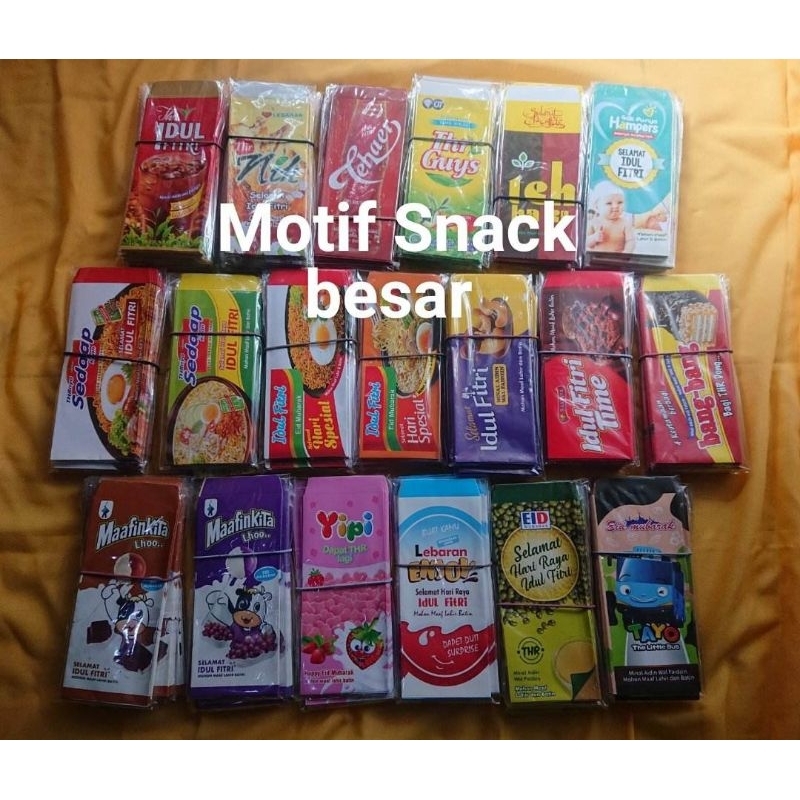 

amplop THR motif Snack besar