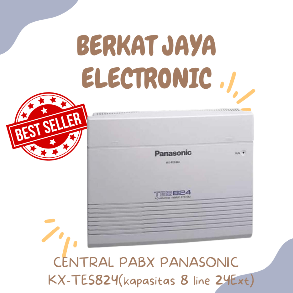 Central Pabx Panasonic KX-TES824(kapasitas 8 line 24Ext)