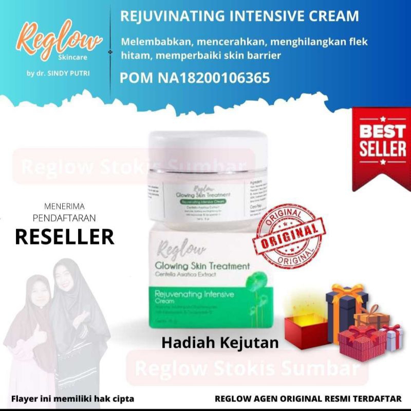 [Bisa COD] Krim Siang Reglow Cream Reglow  Cream Reglow Penghilang Flek Ori BPOM Cream Reglow Doktor
