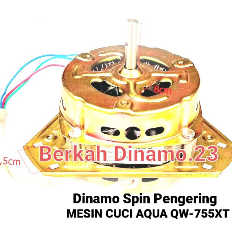 Dinamo Spin Pengering Mesin Cuci AQUA QW-755XT Spin Pengering Aqua Qw755