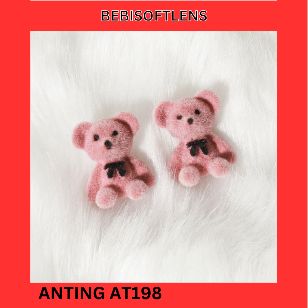 Anting AT198 Perak / Silver S925 Anting Unik Lucu Keren Fashion Wanita /Deluna /BB