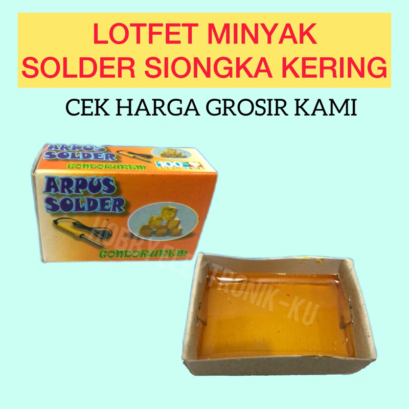 LOTFET MINYAK SOLDER SIONGKA KERING