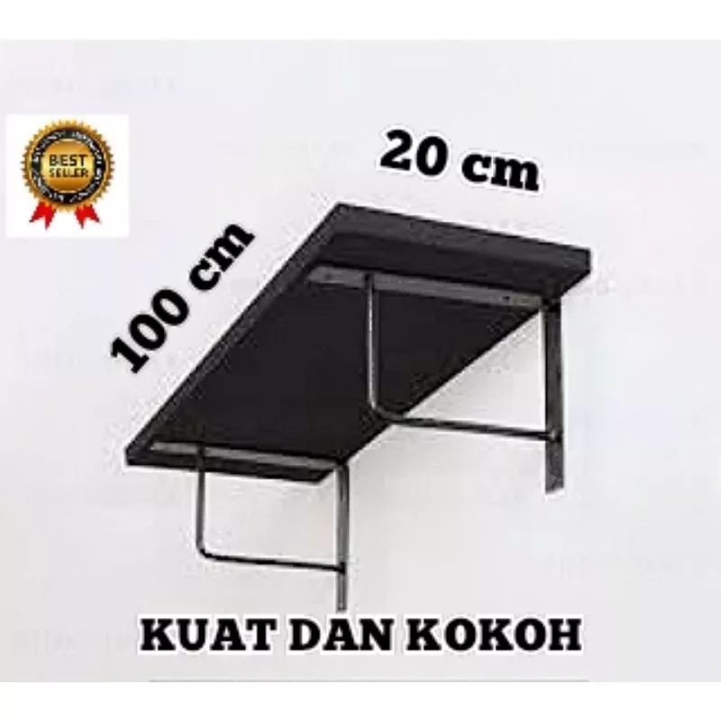 ambalan + siku besi L. 20 cm ( 100 _90_80_70_60_50)