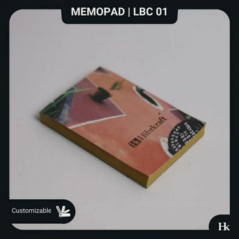 

Memopad Custom Cover | LBC 01-B (15cm x 10cm)