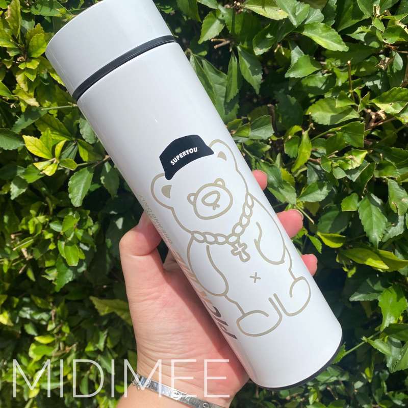 COD-Botol Tumblr Botol Termos Stainless Steel Dengan Warna Gradasi Lucu