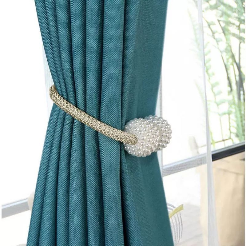 Tali Pengikat Tirai Magnet Mutiara (1Pcs)