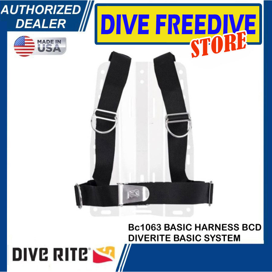 BC1063 Basic Harness BCD Diverite Basic System Dive Rite Accssesories Scuba Diving Technical Aksesor