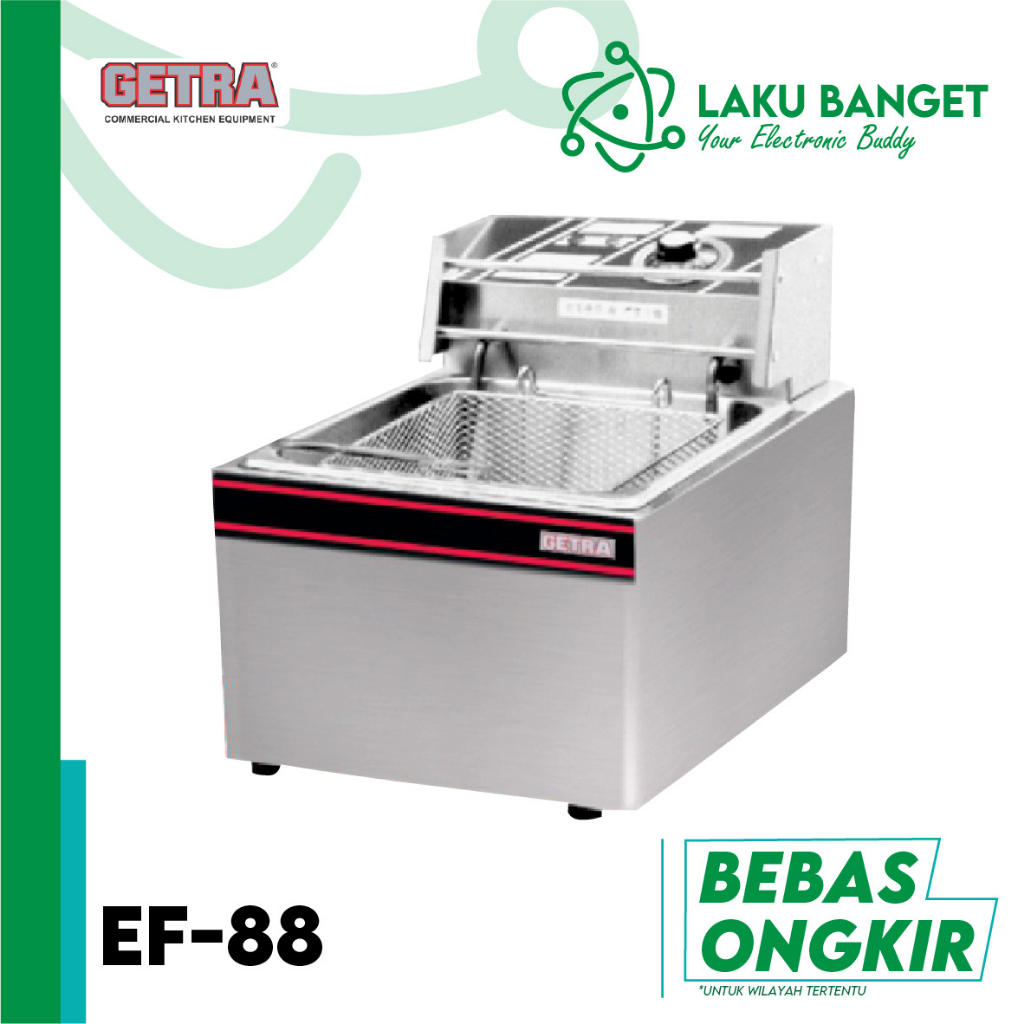 Electric Deep Fryer 8,5 Liter Getra EF-88 / Deep Fryer Listrik Getra EF 88 Garansi Resmi