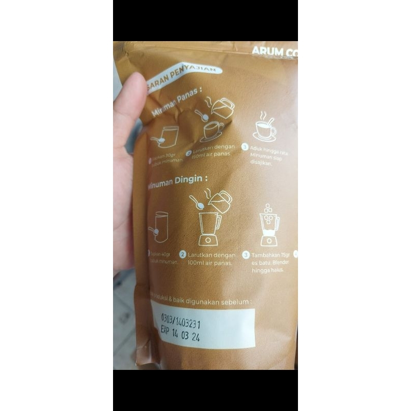 Arum Co Coffee Caramel 500gr / Kopi Karamel / Minuman Bubuk Wangi Dan Enak / Instant Drink Murah