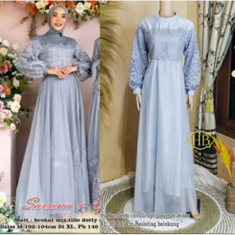 Gamis brukat gamis savana gamis kondangan gamis murah