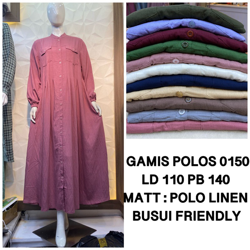 gamis pololinen polos