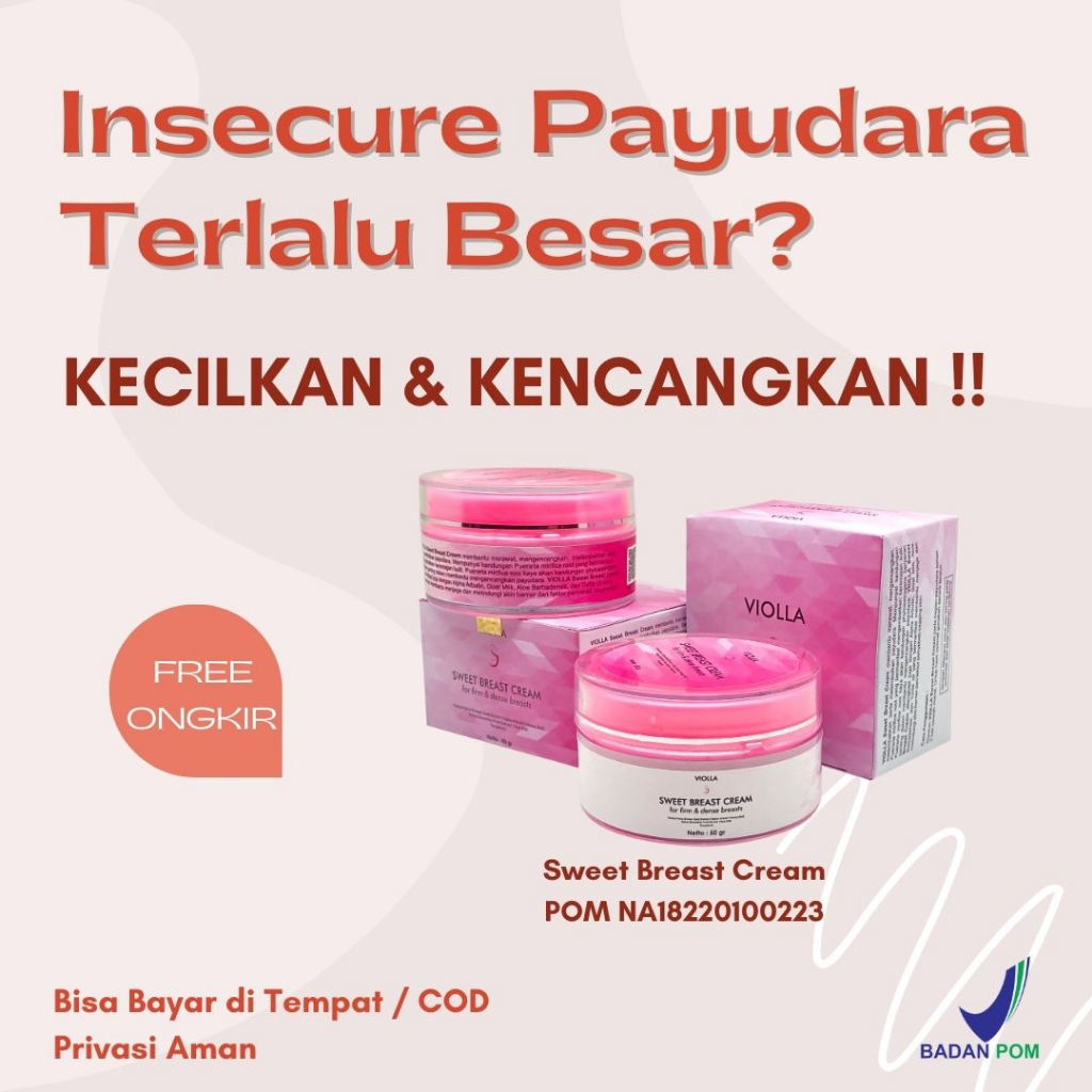 CREAM PENGECIL PAYUDARA PENGECIL PAYUDARA ORIGINAL BPOM | CREAM PENGECIL PAYUDARA AMAN DAN AMPUH - V
