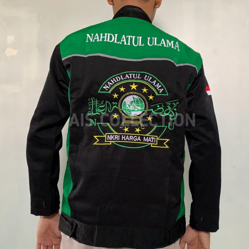 Jaket NU Hijau 2 warna Nahdlatul Ulama Nahdlatululama