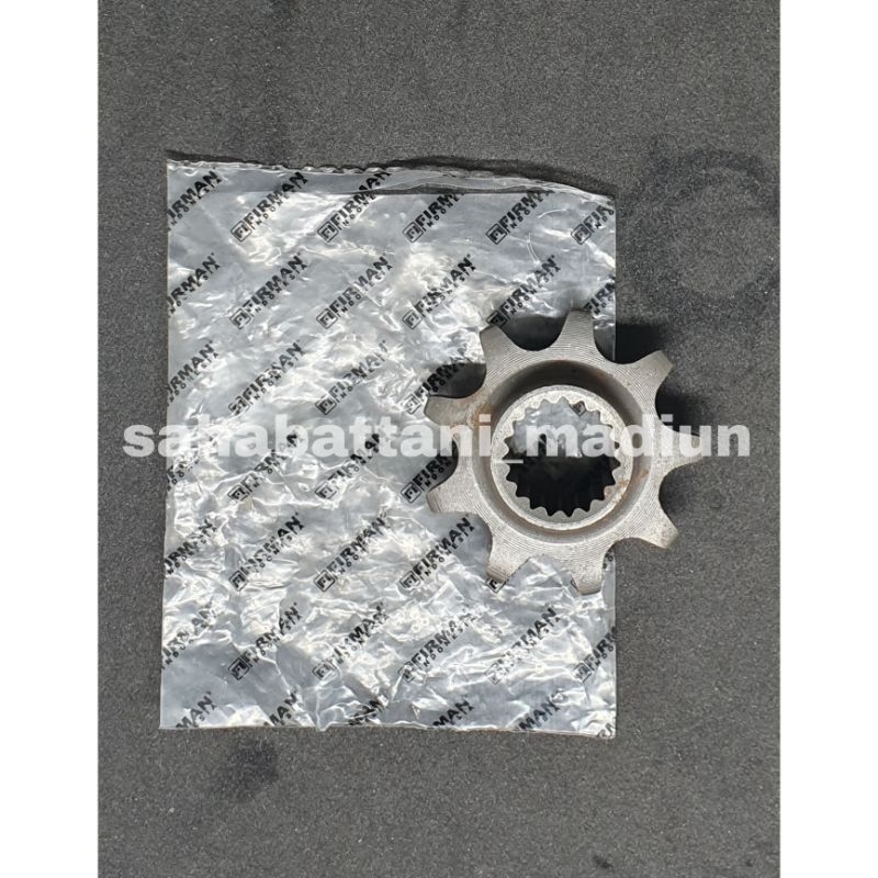 Sproket 9T Cultivator Firman FTL900H (Sparepart Cultivator Firman FTL900H)