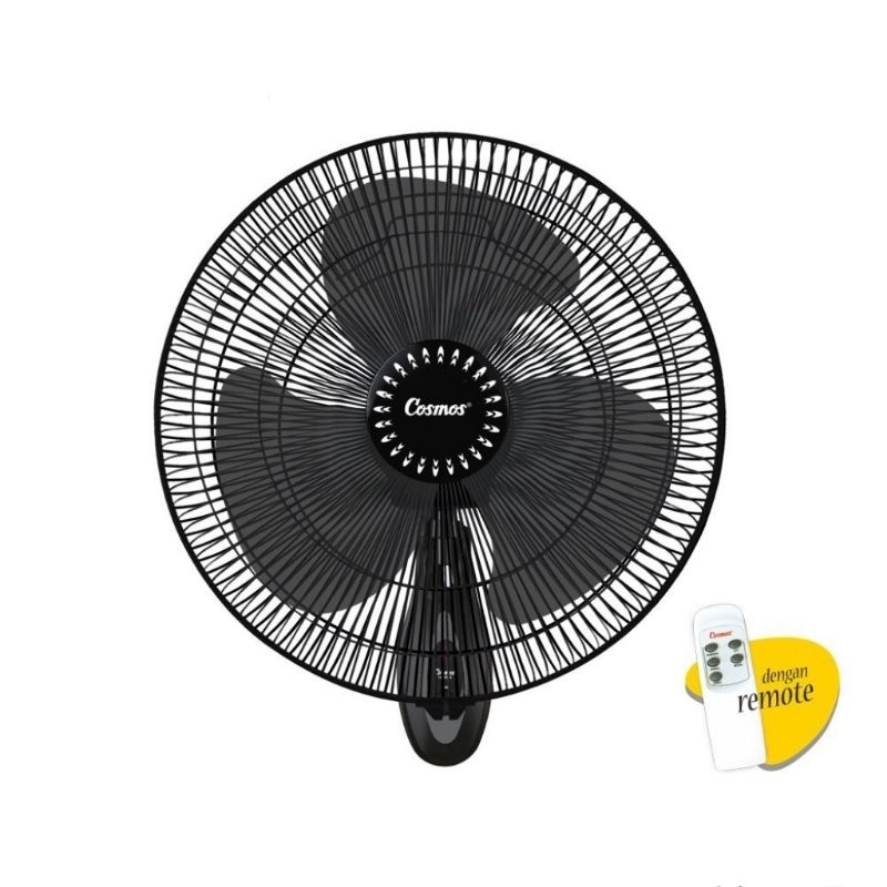 Kipas Angin Dinding / Wall Fan Cosmos 16 WFGR Remote