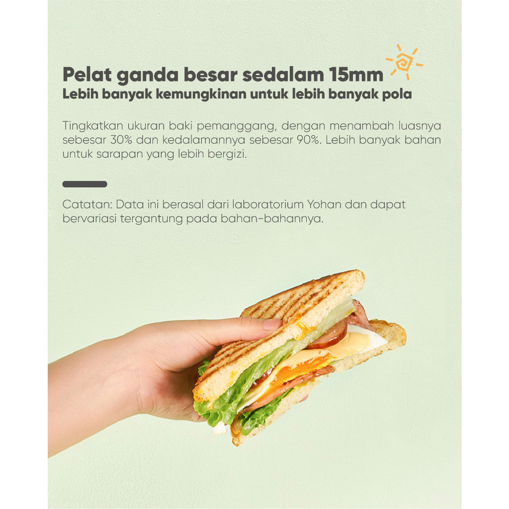Youban Sandwich Maker Multifungsi Breakfast Machine Alat Pemanggang Roti Toaster Listrik Mesin Kue Pembuat Lengket Dengan Food Cooker Pembuat Crepes Make Pancake Pizza Pot BM01