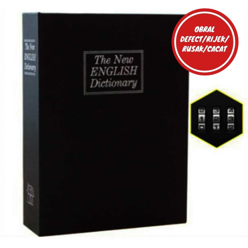 [OBRAL RIJEK] Kotak Buku Kamus Dictionary Safety Box Storage Size S - KBS-801M