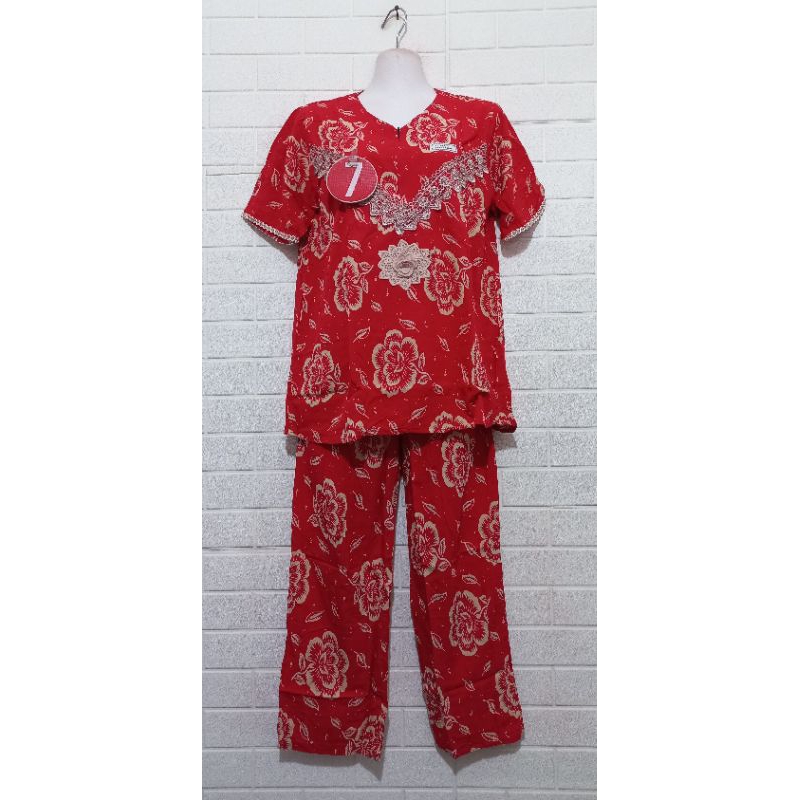 Setelan LD100CM Cp Renda Kencana Ungu Label Hitam