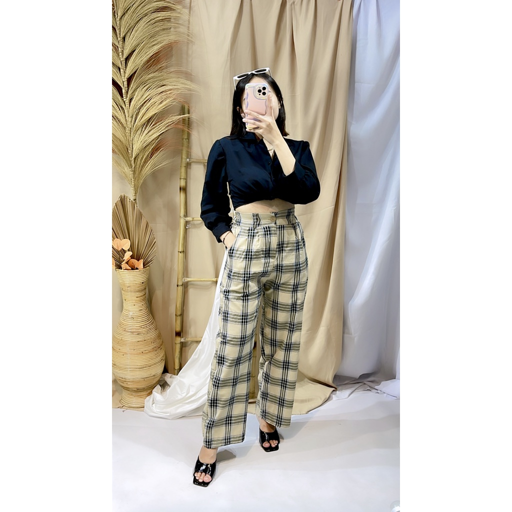 KULOT MOMO PANTS / CELANA TARTAN