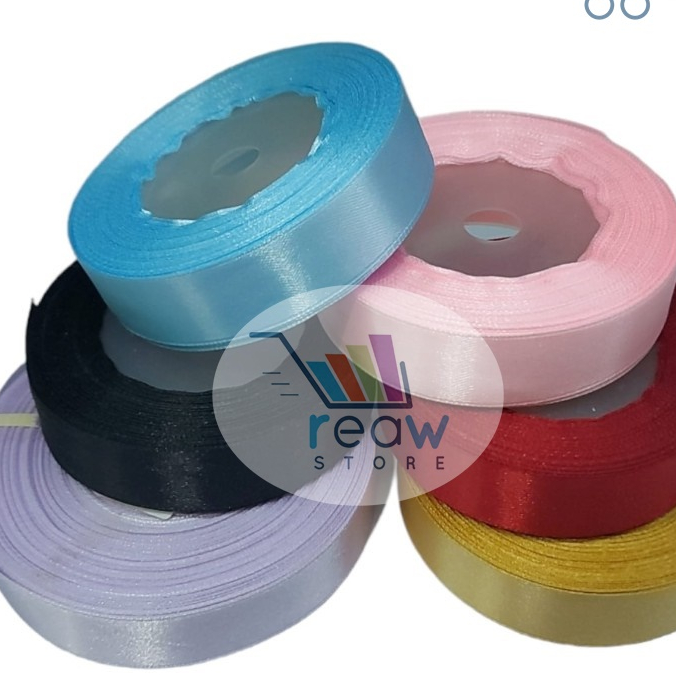 

Pita Kain Satin Polos / Pita Hampers 2cm Aneka Warna