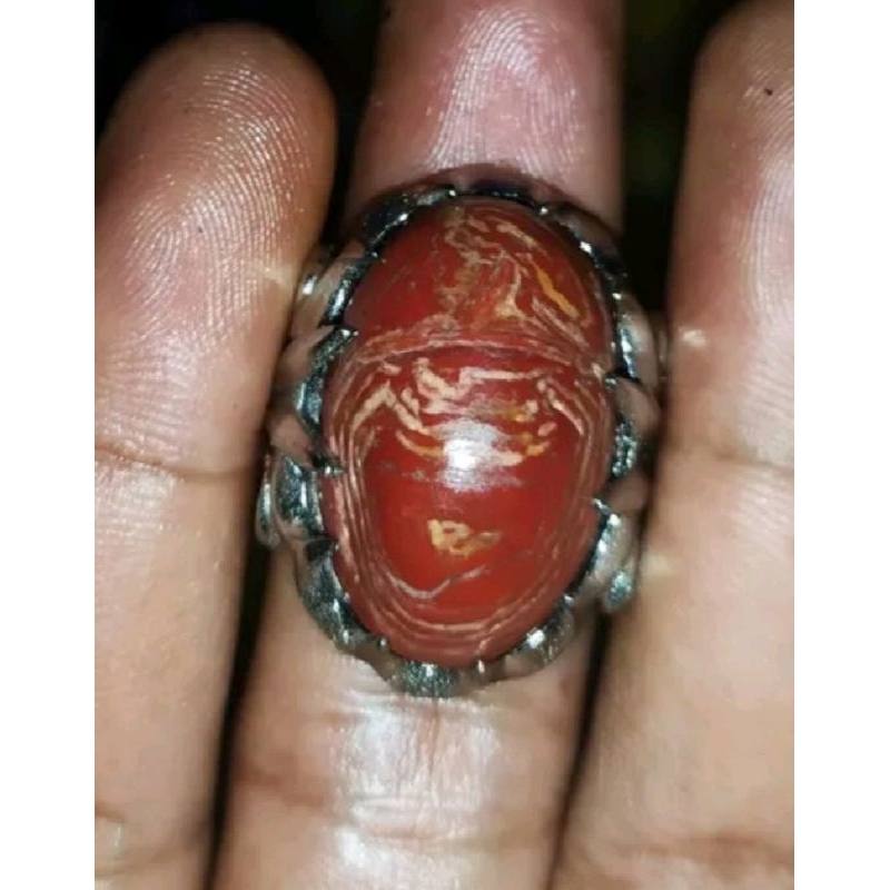 Natural Akik Unik Ati Ayam Kalimantan Sakral