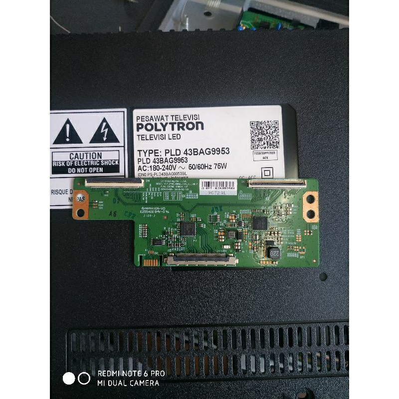 T CON - TCON - TICON - TV POLYTRON - PLD43BAG9953