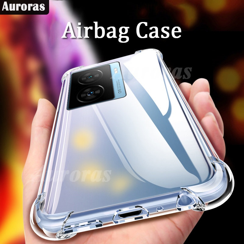 Soft Case Silikon Iqoo Z7 5G iqoo Z7x Bening Transparant Airbag Anti Crack Tebal