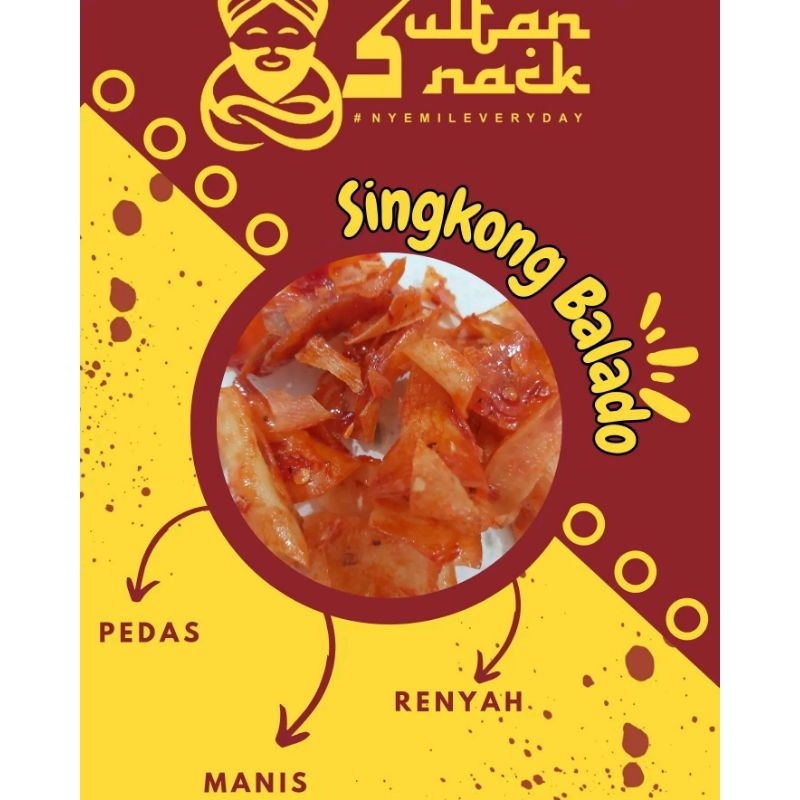 

Singkong Balado Sedap// Murah// 150 gram