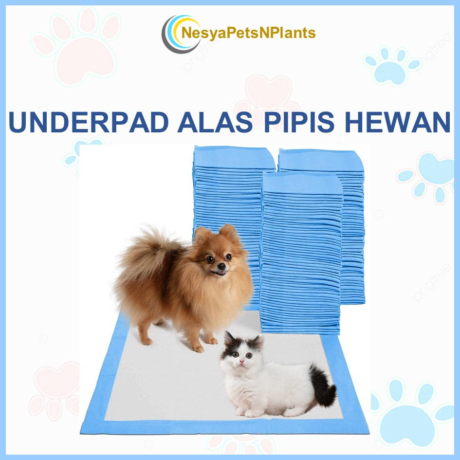 Underpad Alas Pipis Pup Size S, M, L Underpad Kucing Anjing Perlak Tatakan Pet Toilet Portable Eceran