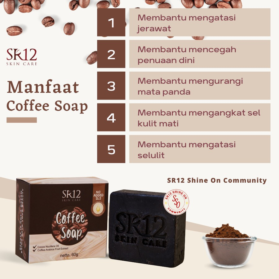 Sabun SR12 Herbal Sabun Bulus Sabun Kopi Coffee Soap Rice Soap Milk Sabun Herbal