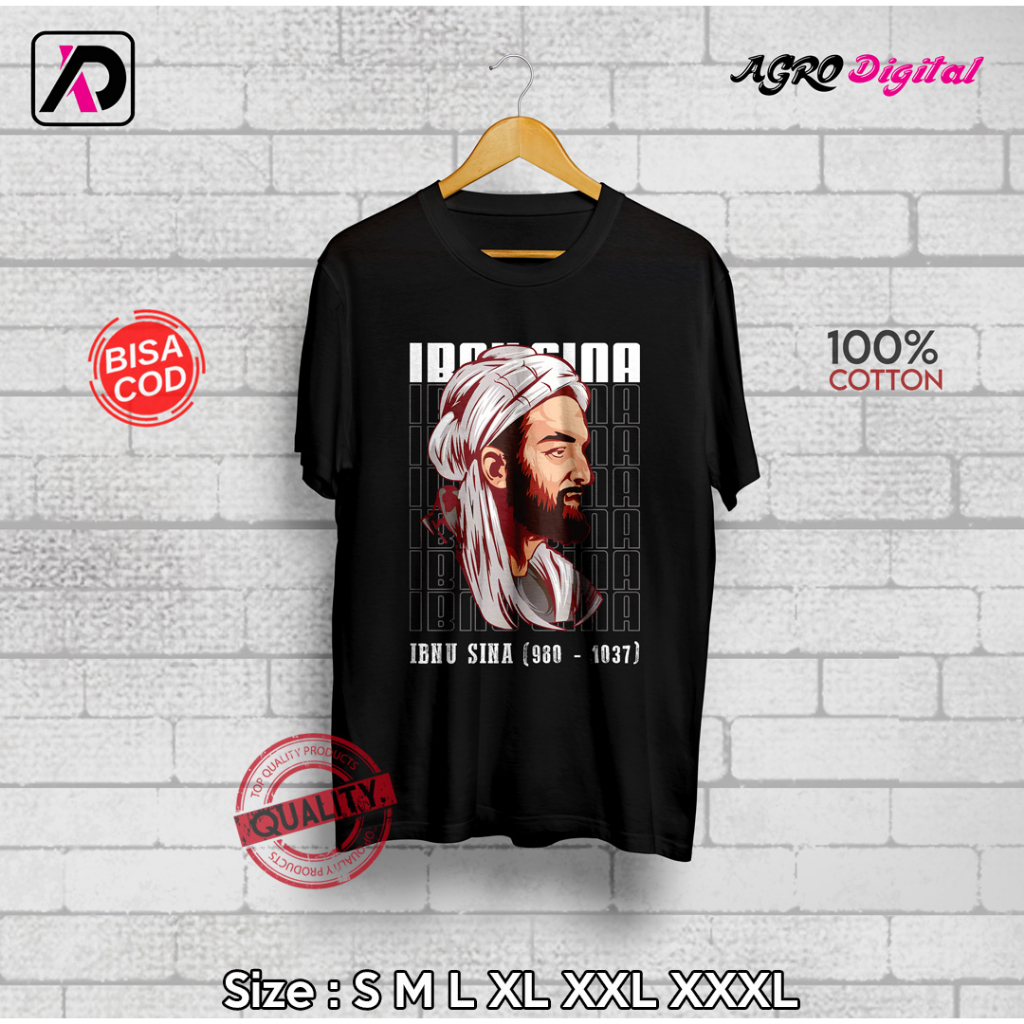 Kaos Custom Ibnu Sina | Kaos Distro (Bisa Desain Sesukamu)